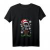 Damen Elfen Mama - Lustiges Weihnachts T-Shirt mit V-Ausschnitt für Familie, Kinder & Partnerlook zum Fest