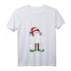 Damen Elfen Mama - Lustiges Weihnachts T-Shirt mit V-Ausschnitt für Familie, Kinder & Partnerlook zum Fest