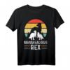 Mamasaurus Mama Mutter Kinder Rex T-Rex Dinos T-Shirt – Lustiges Back- und Küchen-Shirt für Mütter und Omas, perfekt als Geschenk zu Weihnachten oder Geburtstag
