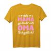 Als Mama geliebt als Oma vergöttert - Omas Omi Großmutter T-Shirt für werdende Großmütter & Muttertagsgeschenk