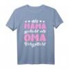 Als Mama geliebt als Oma vergöttert - Omas Omi Großmutter T-Shirt für werdende Großmütter & Muttertagsgeschenk