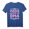Als Mama geliebt als Oma vergöttert - Omas Omi Großmutter T-Shirt für werdende Großmütter & Muttertagsgeschenk
