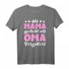 Als Mama geliebt als Oma vergöttert - Omas Omi Großmutter T-Shirt für werdende Großmütter & Muttertagsgeschenk