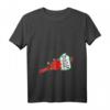 Damen Weihnachten Überraschung Schwangerschaft Verkünden T-Shirt – Unvergessliches Andenken & Geschenkidee für Großeltern & Papa