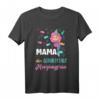 Mama Der Geburtstags Meerjungfrau T-Shirt - Niedliches Meerjungfrauen Design für Geburtstagsfeiern und Unterwasserpartys