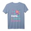 Mama Der Geburtstags Meerjungfrau T-Shirt - Niedliches Meerjungfrauen Design für Geburtstagsfeiern und Unterwasserpartys