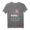 Mama Der Geburtstags Meerjungfrau T-Shirt - Niedliches Meerjungfrauen Design für Geburtstagsfeiern und Unterwasserpartys