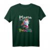 Damen Mama des Geburtstags Prinzessin Mädchen T-Shirt - Süßes Einhorn und Prinzessin Design für Geburtstagsfeiern und Partygeschenke
