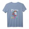 Damen Mama des Geburtstags Prinzessin Mädchen T-Shirt - Süßes Einhorn und Prinzessin Design für Geburtstagsfeiern und Partygeschenke