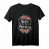 Hello My New Name Is Mommy - Witziges Einhorn Schwanger Mama T-Shirt für Babyshower & Schwangerschaftsfreude