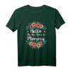 Hello My New Name Is Mommy - Witziges Einhorn Schwanger Mama T-Shirt für Babyshower & Schwangerschaftsfreude