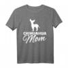 Chihuahua Mama T-Shirt für Hundemütter - Klassisch geschnitten, doppelt genähter Saum, perfekt für Hundebesitzer und Chihuahua-Liebhaber