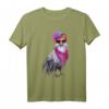 Hippie Huhn mit Bandana Chicken Mama T-Shirt – Lustiges Landwirt-Design für Hühnerzucht & Tierliebhaber