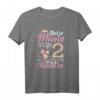 Stolze Mama Von 2 Wunderbaren Kindern Lustiges Muttertag T-Shirt – Originelles Geschenk für Mütter zu jedem Anlass