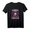 Ich bin eine Tätowierte Mama Tatto Skull Rose Geschenk T-Shirt - Lustiges Tattoo Design für Mütter zum Muttertag & Geburtstag