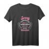 Sorry Ich versuche mich zu benehmen aber ich komme nach Mama T-Shirt – Lustiges Muttertagsgeschenk für Töchter zum Muttertag