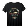 Mama Bear mit 2 Jungen T-Shirt mit Blumen – Perfektes Muttertagsgeschenk für Mütter, die ihre Familie lieben
