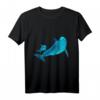 Delfin Mama mit Kind Polygon Säugetier Geschenk T-Shirt – Perfekt für Tierliebhaber, Tierschützer und Meerestierfreunde