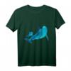 Delfin Mama mit Kind Polygon Säugetier Geschenk T-Shirt – Perfekt für Tierliebhaber, Tierschützer und Meerestierfreunde