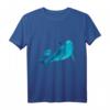 Delfin Mama mit Kind Polygon Säugetier Geschenk T-Shirt – Perfekt für Tierliebhaber, Tierschützer und Meerestierfreunde