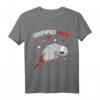 Graupapagei Mama Liebe Papagei Herz Vogel T-Shirt - Perfektes Geschenk für Vogel Liebhaberinnen zu Geburtstags, Weihnachten & Muttertag