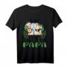 Papa of The Wild One Safari Geburtstag T-Shirt - Tier- und Dschungelmotiv für Jungen und Väter