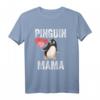 Pinguin Mama T-Shirt für Muttertag & Pinguinliebhaber – Süßes Tiermotiv für Mütter, Zoobesucher & Antarktis-Fans