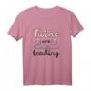 Geschenk werdene Mutter Zwillinge Twins loading T-Shirt - Perfekte Geburtstags- oder Babyshower-Geschenkidee für werdende Zwillingsmütter