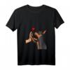 Damen Zwergpinscher Liebe Miniature Pinscher Hundehalterin T-Shirt mit V-Ausschnitt – Perfekt als Geschenk für Hundeliebhaberinnen, Mütter & Freundinnen