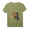 Damen Zwergpinscher Liebe Miniature Pinscher Hundehalterin T-Shirt mit V-Ausschnitt – Perfekt als Geschenk für Hundeliebhaberinnen, Mütter & Freundinnen