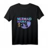 Damen Meerjungfrau Geburtstag Meerjungfrau Mama T-Shirt - Lustiges Familienoutfit & Geschenkidee für Meerjungfrauen-Liebhaberinnen