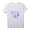 Damen Meerjungfrau Geburtstag Meerjungfrau Mama T-Shirt - Lustiges Familienoutfit & Geschenkidee für Meerjungfrauen-Liebhaberinnen