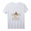 Damen Momster Shirt – Lustiges Halloween Frauen Kostüm Mama Hexe T-Shirt mit V-Ausschnitt für gruselige Nächte und Party