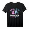 Gender Reveal Mama Mutter T-Shirt - Klassisches T-Shirt mit 'Mama liebt dich' für Babypartys & Geschlechtsenthüllungen