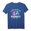 Gender Reveal Mama Mutter T-Shirt - Klassisches T-Shirt mit 'Mama liebt dich' für Babypartys & Geschlechtsenthüllungen