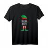 Mama Elfe Partnerlook Familien Outfit Weihnachten T-Shirt – Lustiges Weihnachtsgeschenk & Festliches Elf-Design für Frauen, Mama, Oma & Tochter