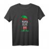 Mama Elfe Partnerlook Familien Outfit Weihnachten T-Shirt – Lustiges Weihnachtsgeschenk & Festliches Elf-Design für Frauen, Mama, Oma & Tochter