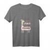 Damen Mama Lama Pyjama Alpaca Geschenk T-Shirt mit V-Ausschnitt – Gemütliches Lama Design für Mamas, perfekte Geschenkidee