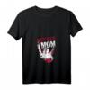 Heavy Metal Mom Teufelshörner Geschenk für Mutter - Vintage Rock T-Shirt mit V-Ausschnitt für Festival, Konzerte & Musikerinnen