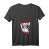 Heavy Metal Mom Teufelshörner Geschenk für Mutter - Vintage Rock T-Shirt mit V-Ausschnitt für Festival, Konzerte & Musikerinnen