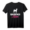 Basenji Mama T-Shirt für Hundeliebhaberinnen - Klassisch geschnitten, doppelt genähter Saum, perfekt für Tierliebhaberinnen und Hundemütter