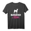 Basenji Mama T-Shirt für Hundeliebhaberinnen - Klassisch geschnitten, doppelt genähter Saum, perfekt für Tierliebhaberinnen und Hundemütter