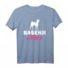 Basenji Mama T-Shirt für Hundeliebhaberinnen - Klassisch geschnitten, doppelt genähter Saum, perfekt für Tierliebhaberinnen und Hundemütter