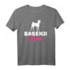 Basenji Mama T-Shirt für Hundeliebhaberinnen - Klassisch geschnitten, doppelt genähter Saum, perfekt für Tierliebhaberinnen und Hundemütter