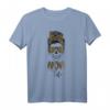Momlife Totenkopf Leopard Muster Beste Mama Muttertags T-Shirt – Trendiges, lustiges Outfit für den Alltag & Geschenkidee