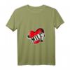 Damen Milf Herz Tattoo Milfhunter Milfs Geschenk – Lustiges Mama T-Shirt mit V-Ausschnitt für Weihnachten & Geburtstag