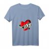 Damen Milf Herz Tattoo Milfhunter Milfs Geschenk – Lustiges Mama T-Shirt mit V-Ausschnitt für Weihnachten & Geburtstag