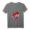 Damen Milf Herz Tattoo Milfhunter Milfs Geschenk – Lustiges Mama T-Shirt mit V-Ausschnitt für Weihnachten & Geburtstag