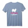 Pomeranian Zwergspitz Mama T-Shirt – Für Hundebesitzerinnen und Hundemütter, Klassisch geschnitten, Doppelt genähter Saum