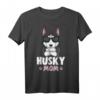 Husky Mom Hunde Mama Damen Frauchen T-Shirt – Süßes Hundemotiv für Hundeliebhaberinnen & Geschenkideen für Mutter, Schwester & Freundin